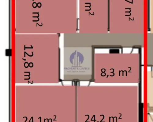Mokotów: lokal biurowy 16,3,22 m2 do wynajęcia