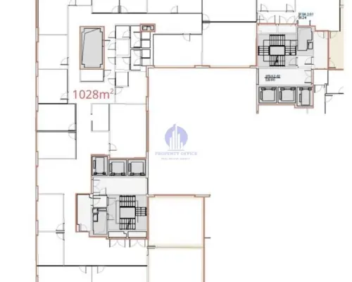 Mokotów: lokal biurowo-usługowy 1028m2 do wynajęcia