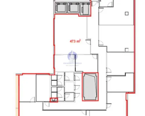 Mokotów: lokal biurowo-usługowy 473 m2 do wynajęcia