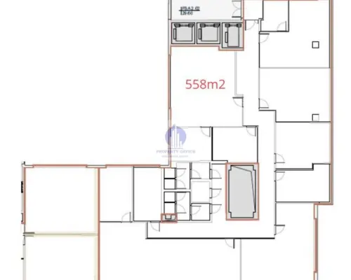 Mokotów: lokal biurowo-usługowy 558m2 do wynajęcia