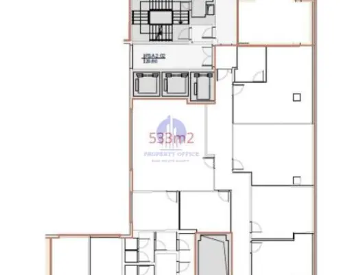 Mokotów: lokal biurowo-usługowy 533m2 do wynajęcia
