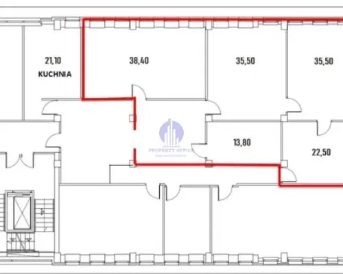 Mokotów: lokal biurowy 194,16 m2 na wynajem
