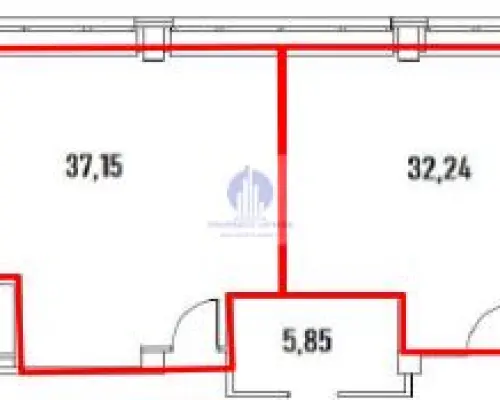 Mokotów: lokal biurowy 81,19m2 do wynajęcia