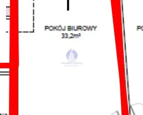 Mokotów: lokal biurowy 38,84 m2 na wynajem