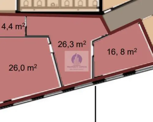 Mokotów: lokal biurowy 135,25 m2 do wynajęcia