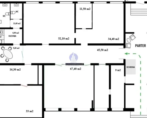 Śródmieście: lokal biurowo-usługowy 297m2 do wynajęcia