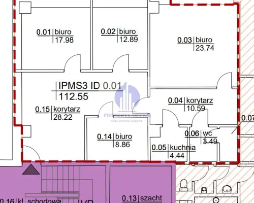 Wola: lokal biurowy 117,60m2 do wynajęcia