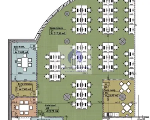 Ochota: lokal biurowy 300m2 do wynajęcia
