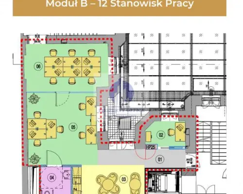 Śródmieście: umeblowane biuro dla 9 osób do wynajęcia
