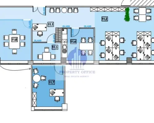 Wola:lokal biurowy271 m2 do wynajecia
