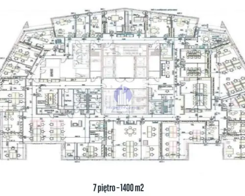 Śródmieście: lokal biurowy 1400m2 do wynajęcia