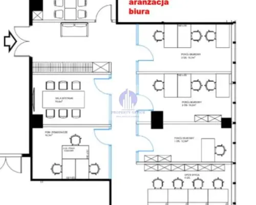 Śródmieście: lokal biurowy 197,85m2 do wynajęcia