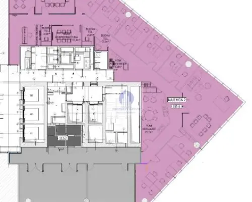 Śródmieście: lokal biurowy 417,41m2 do wynajęcia