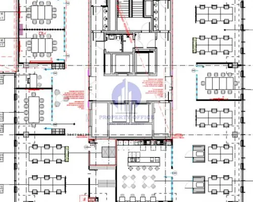 Mokotów:lokal biurowy 412,84 m2 do wynajęcia