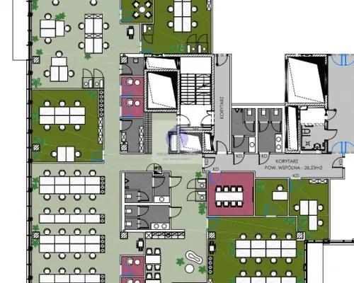 Żoliborz: lokal biurowy 686,14 m2 do podnajmu