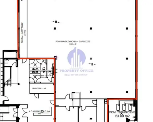 Ursynów : lokal biurowo-magazynowy 601,65 m2 do wynajęcia