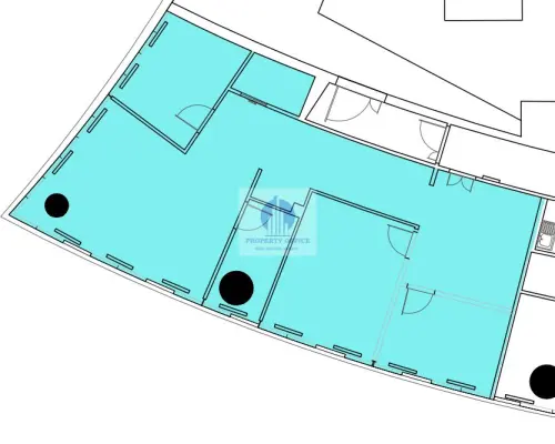 Śródmieście: lokal biurowy 185 m2 do wynajęcia