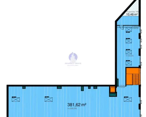 Praga Północ: lokal biurowy 396,17 m2 do wynajęcia