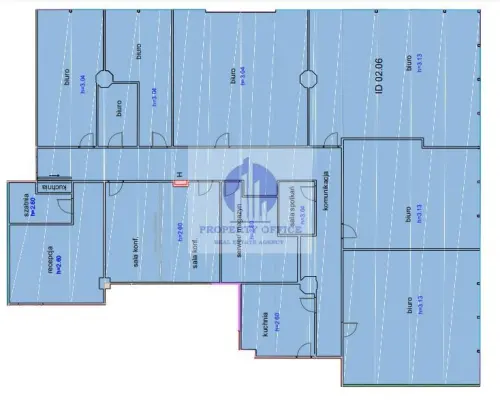 Śródmieście: lokal biurowy 559,90m2 do wynajęcia