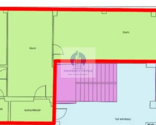 Ursynów : lokal biurowy 107,61 m2 do wynajęcia
