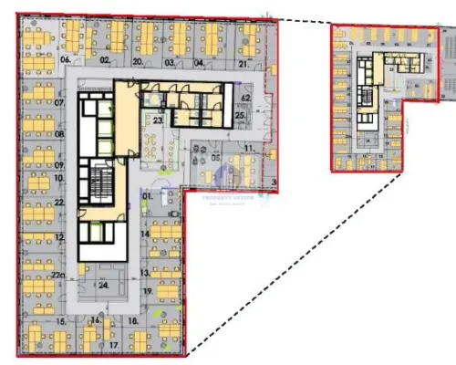 Wola: lokal biurowy 1123m2 do podnajmu lub cesji