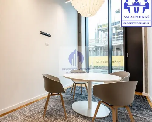 Mokotów: sala spotkań dla 4 osób do wynajęcia
