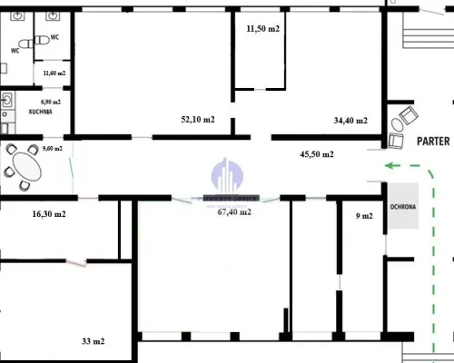 Śródmieście: lokal biurowo-usługowy 297m2 do wynajęcia