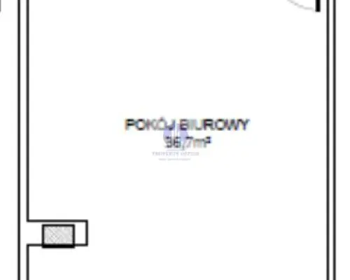 Mokotów: lokal biurowy 42,94 m2 do wynajęcia