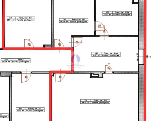 Mokotów: lokal biurowy 109,30 m2 do wynajęcia