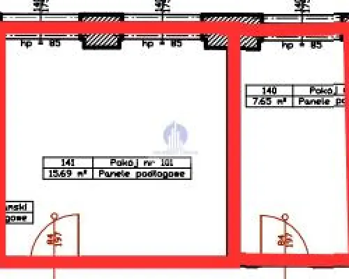 Mokotów: lokal biurowy 23,34 m2 do wynajęcia