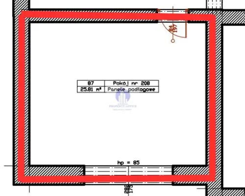 Mokotów: lokal biurowy 25,81 m2 do wynajęcia