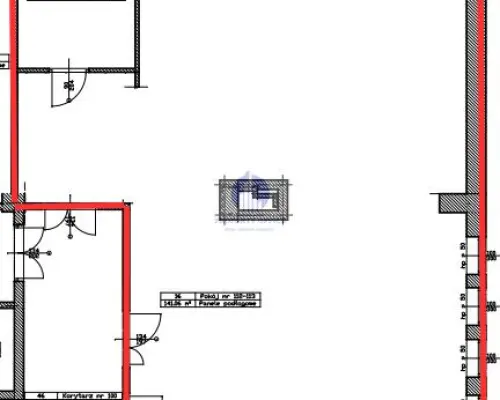 Mokotów: lokal biurowy 153,41 m2 do wynajęcia