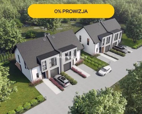 ZIELONKI dom bliźniak 114m2 z garażem!!!