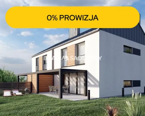 Nowoczesny bliźniak z garażem i działką 7ar