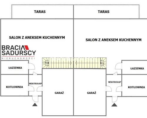 Nowoczesny bliźniak z garażem i działką 7ar