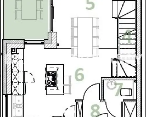 Nowoczesny dom z zielonej okolicy 150m2