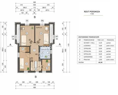 Dom na sprzedaż /106m2 wolnostojący do wykończenia
