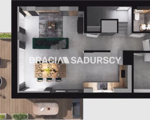 Dom Wolnostojący 140 m2 z tarasem w MNIKOWIE