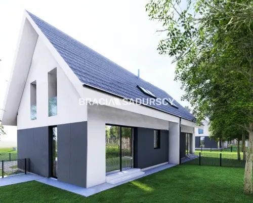 BLIŹNIAK PREMIUM z działką, pod lasem - ZABIERZÓW