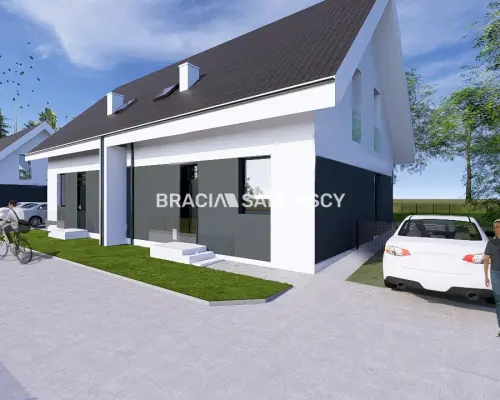 BLIŹNIAK PREMIUM z działką, pod lasem - ZABIERZÓW