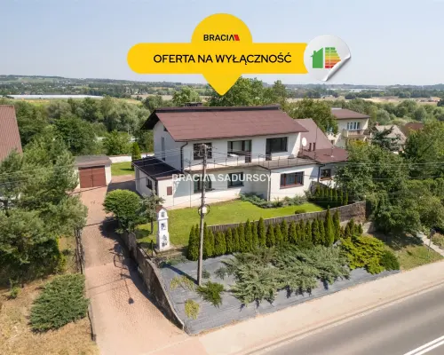 dom 223m2, działka 800m2, centrum Zabierzów