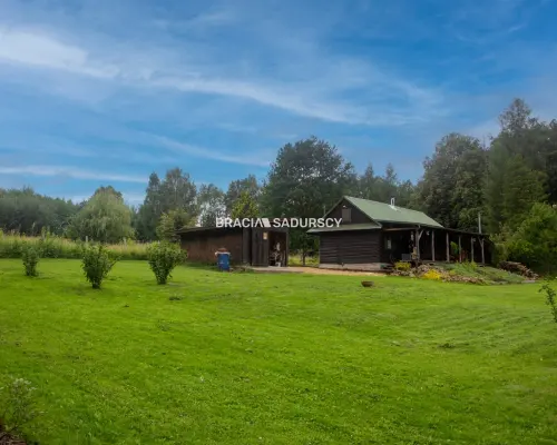 Chronów, gm. Bochnia. Klimatyczny dom z bali