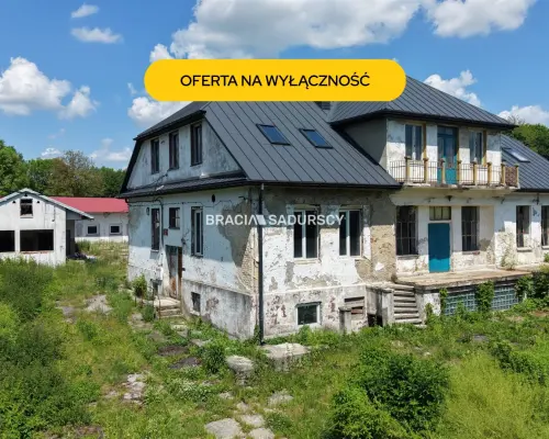 Inwestycja z Duszą i Potencjałem: Dawna Mleczarnia o Powierzchni 750 m² blisko Stoku Narciarskiego (Sławice Szlacheckie, g
