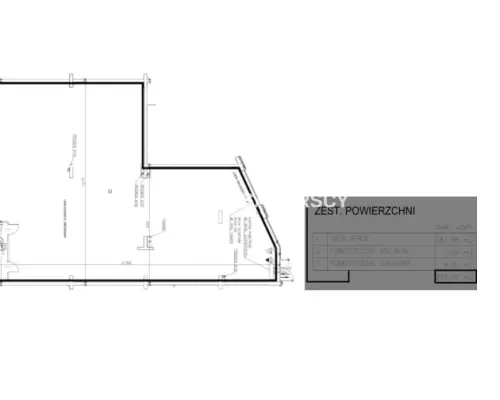 Lokal usługowy w Skawinie, Nowa Cena 7500 m2
