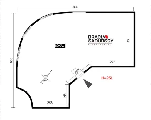 lokal biurowy 55,5m2 Prądnik Czerwony Olsza