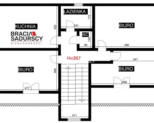 Przestronny lokal usługowy 270 m² – Zakopiańska