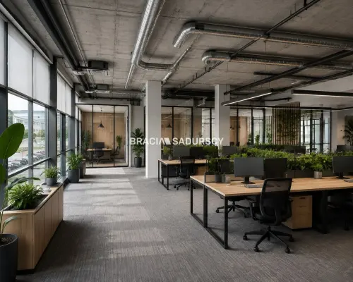Wykończony lokal biurowy 154 m² do wynajęcia