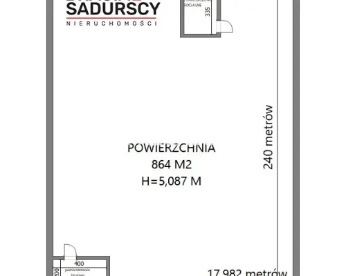 Hala mag. - prod. pow. 860 m2 w centrum Proszowic!