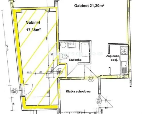 Lokal biurowy 40m 2  na zamkniętym osiedlu   w Piasecznie,   na parterze. Spokojna ulica  w pobliżu centrum,  teren ogrodzony,