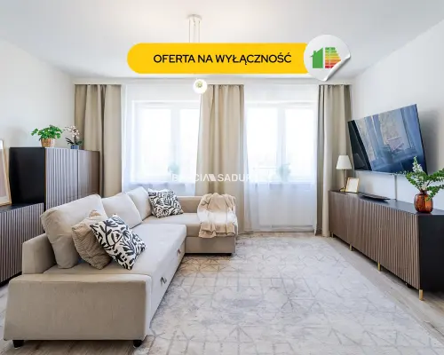 Bardzo słoneczne/3-pok.mieszkanie/2021r/garaż/62m2